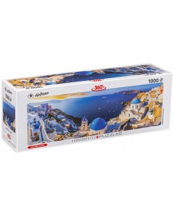 Puzzle panoramic Eurographics de 1000 piese - Santorini, Grecia