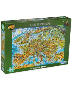 Puzzle Gibsons de 1000 piese - Aceasta este Europa