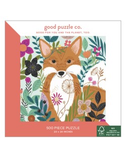 Puzzle Good  Puzzle din 500 de piese - Vulpe și flori