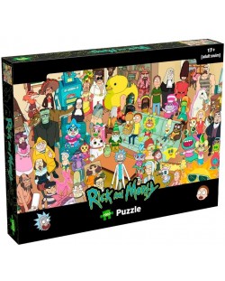 Puzzle cu 1000 de piese Winning Moves - Rick si Morty