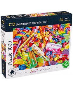 Puzzle Trefl de 1000 de piese- Acadele și bomboane