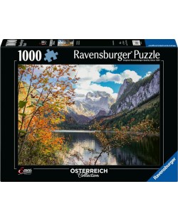 Puzzle Ravensburger din 1000 piese - Lacul Gosau