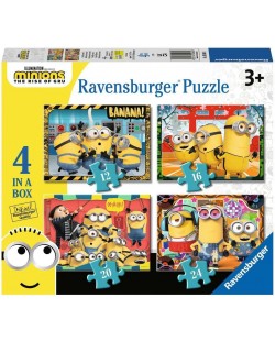 Puzzle Ravensburger 4 în 1 - The Minions 2