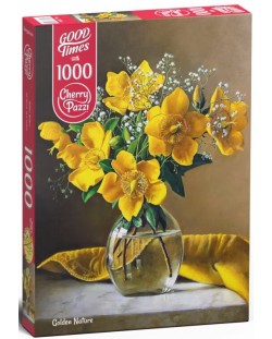 Puzzle Cherry Pazzi de 1000 piese – Flori galbene