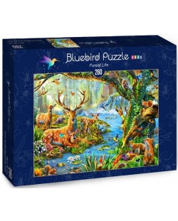 Puzzle Bluebird de 260 piese - Forest Life