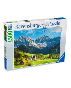 Puzzle Ravensburger de 1500 piese - Vedere spre Dolomiti