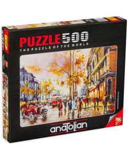 Puzzle Anatolian de 500 piese - Seara in Istanbul, Nusret Dökmeci