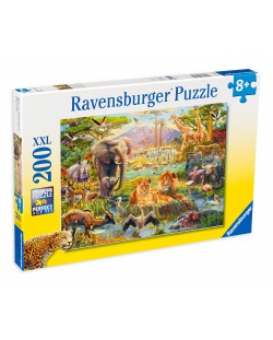 Puzzle Ravensburger de 200 XXL piese - Animals Of The Savanna