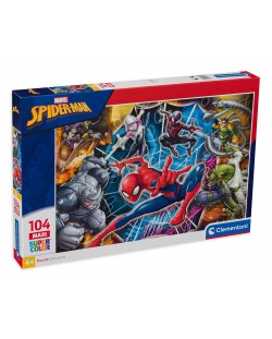 Puzzle Clementoni de 104 maxi piese - Spiderman