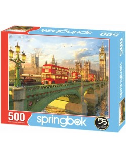Puzzle Springbok de 500 piese - Westminster Bridge