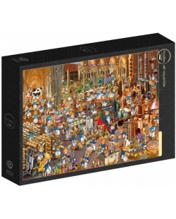 Puzzle Grafika din 1500 de piese - Locuitori