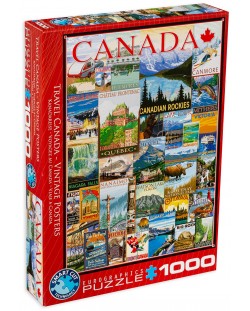 Puzzle Eurographics de 1000 piese - Canadian Pacific - Railroad Adventures