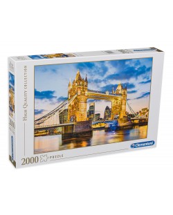 Puzzle Clementoni de 2000 piese -Tower Bridge At Dusk 