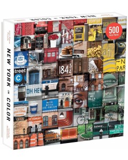 Puzzle Galison 500 de piese - Colaj din New York