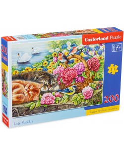 Castorland 200 de piese de puzzle - Week-end leneș