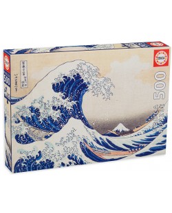 Puzzle Educa de 500 piese - The Great Wave off Kanagawa