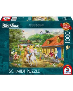 Puzzle Schmidt din 1000 de piese - Bibi și Tina