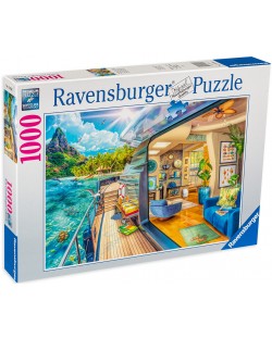 Puzzle Ravensburger 1000 de piese - Viața tropicală