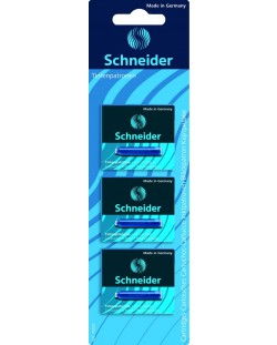 Penițe de stilou Schneider - 18 buc, albastru