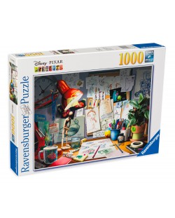 Puzzle Ravensburger de 1000 piese - Biroul pictorului