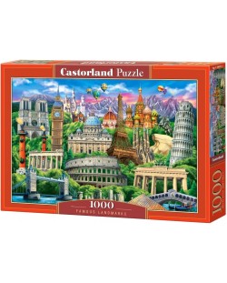Puzzle Castorland din 1000 de piese - Atracții populare