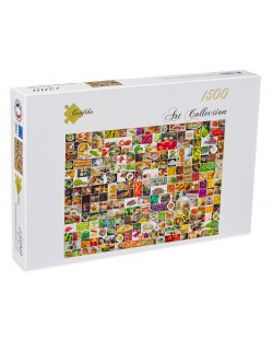 Puzzle Grafika de 1500 de piese - Bucătărie