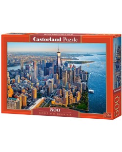 Castorland 500 de piese puzzle - Vedere din Manhattan