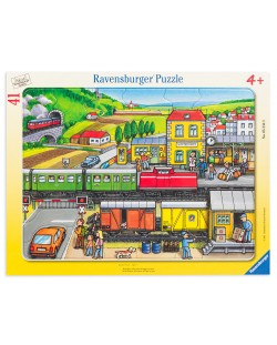 Puzzle Ravensburger din 41 de piese - Tren