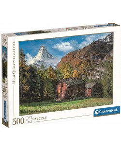 Puzzle  Clementoni din 500 piese - Încântătorul Matterhorn