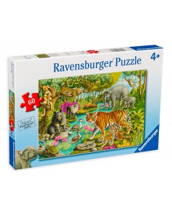 Puzzle Ravensburger de 60 piese - Animals Of India
