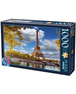 Puzzle D-Toys de 1000 piese - Eiffel Tower, Paris, France