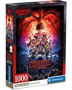 Puzzle  Clementoni din 1000 piese - Stranger Things 