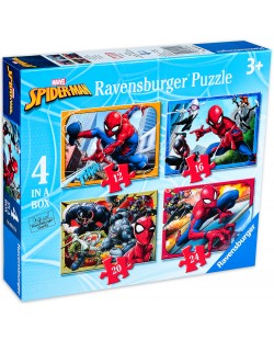 Puzzle Ravensburger 4 in 1 - Spiderman