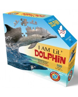 Puzzle Madd Capp de 100 piese - Delfin
