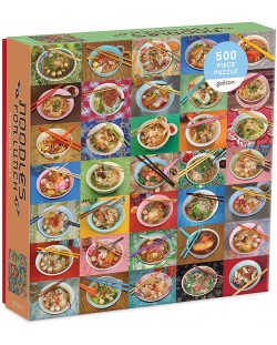 Puzzle Galison din 500 de piese - Noodles pentru pranz
