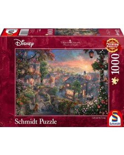 Puzzle Schmidt de 1000 piese - Lady and the Tramp