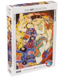 Puzzle Eurographics de 1000 piese – Fecioara, Gustav Klimt