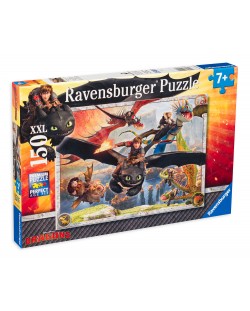 Puzzle Ravensburger de 150 XXL piese - Cum sa iti desezi dragonul