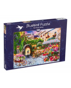 Puzzle Bluebird de 1000 piese -The Flower Market, Jason Taylor