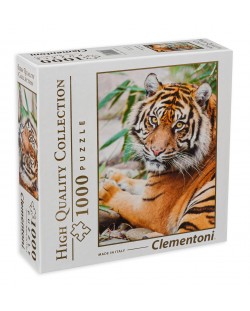 Puzzle Clementoni din 1000 de piese - Tigru