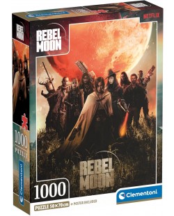 Puzzle  Clementoni din 1000 piese - Rebel Moon, înариант 2