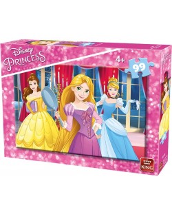 Puzzle King de 99 piese - Princesses