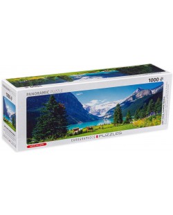 Puzzle panoramic Eurographics de 1000 piese - Lacul Louise, Canada