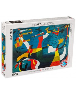 Puzzle Eurographics de 1000 piese – Iubire amara, Joan Miro