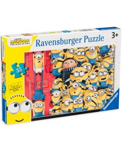 Puzzle Ravensburger din 35 de piese - Minionii 2