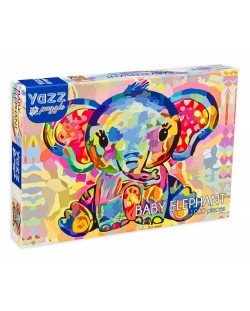 Yazz Puzzle 1000 de piese - Bebelușul Elefant
