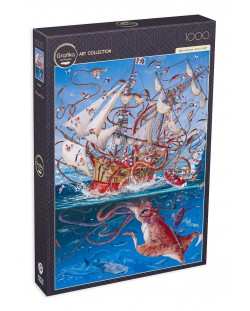 Puzzle Grafika din 1000 de piese - Kraken