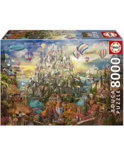 Puzzle Educa din 8000 de piese - Orașul visat