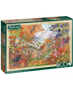 Puzzle Falcon de 500 piese - Autumn Hedgerow