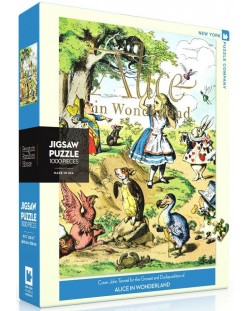  Puzzle New York Puzzle de 1000 piese - Alice in Wonderland
